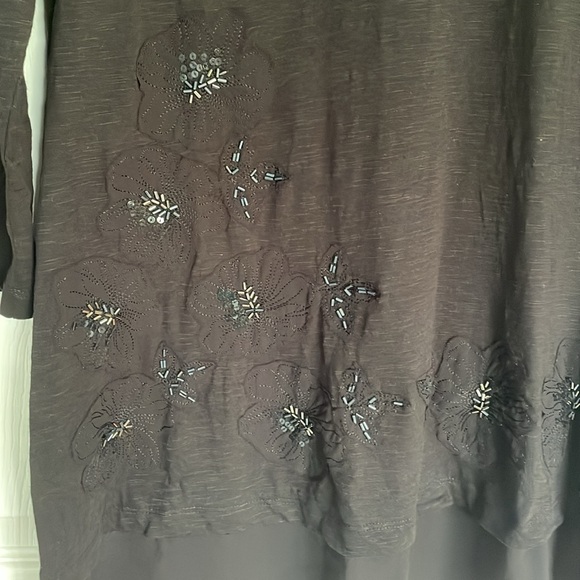 Women’s XS Black tunic - Logo by Lori Goldstein - Picture 4 of 5